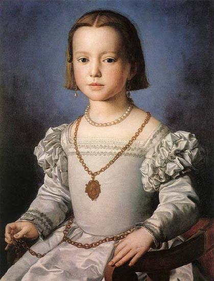 BRONZINO, Agnolo The Illegitimate Daughter of Cosimo I de' Medici oil painting image